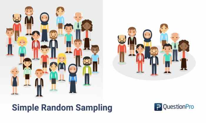 A simple random sample of size n is drawn