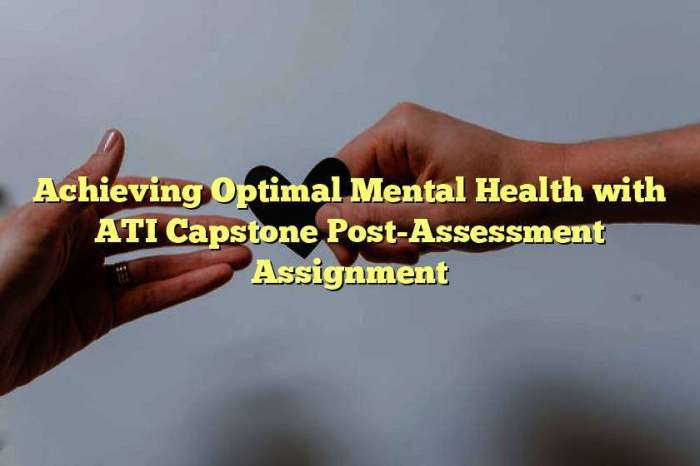 Mental health assessment ati capstone