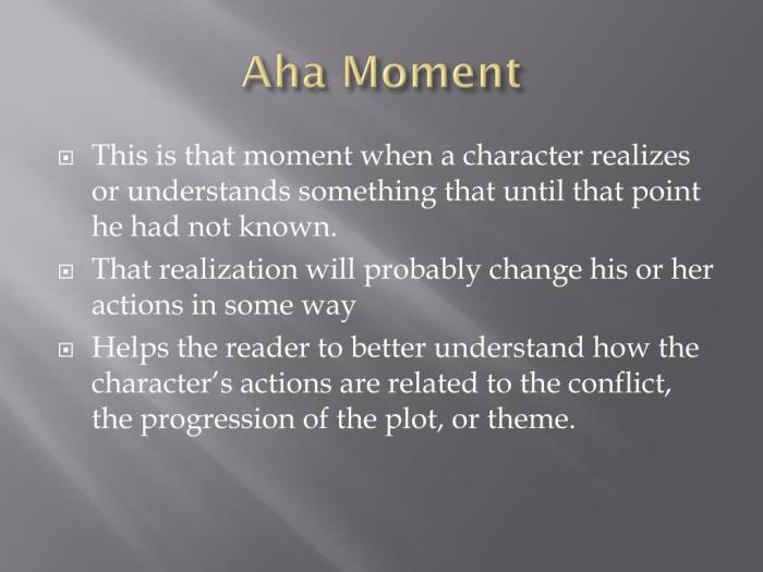 Aha moment by julia alvarez