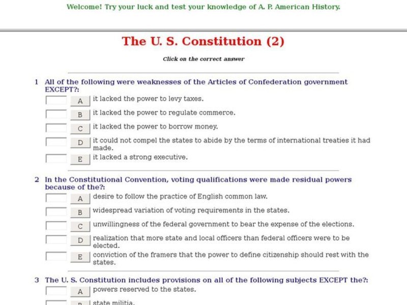 Lesson quiz 3 3 the constitution