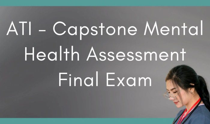 Mental health assessment ati capstone