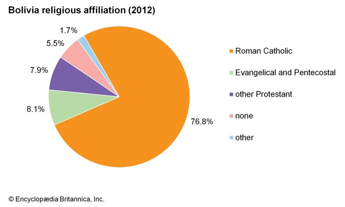 These circle graphs show information about bolivia's workforce